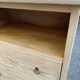 Louis Philippe chest of drawers with 3 drawers renovated in raw solid wood