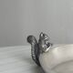 Small shiny silver metal dish