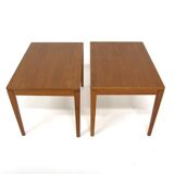 Set of 2 teak side tables, Sweden, 1960