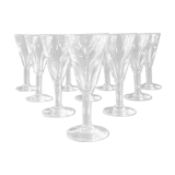 10 verres anciens a vin blanc