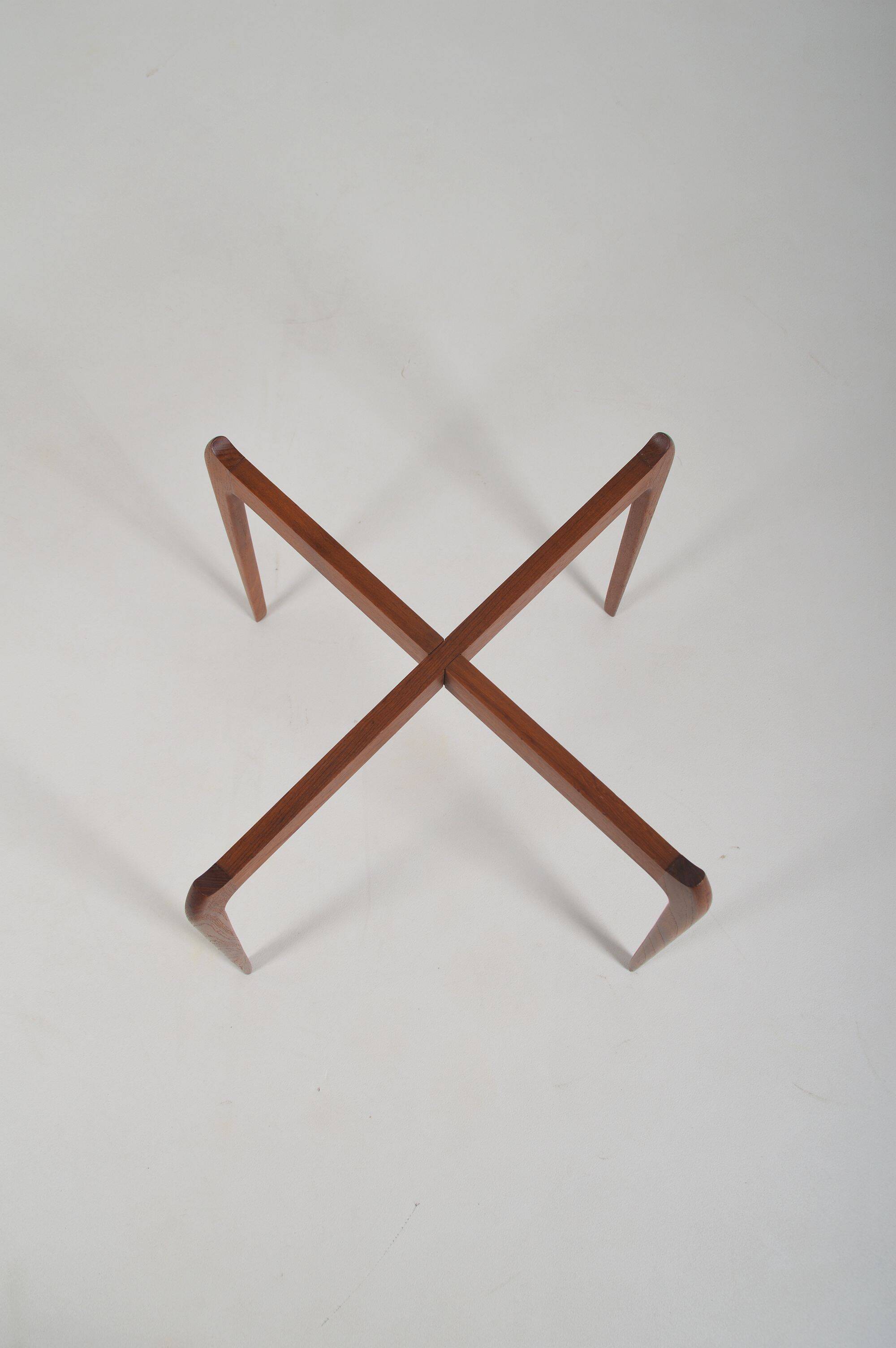 Teak side table by Engholm and Willumsen for Fritz Hansen, 1960s