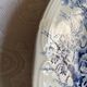 7 flat plates in earthenware by gien ludlow blue hunting decor year 70