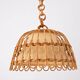 Mid-century Spanish rattan pendant lamp