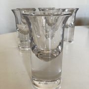 Set of 6 Scandinavian wine glasses 1970