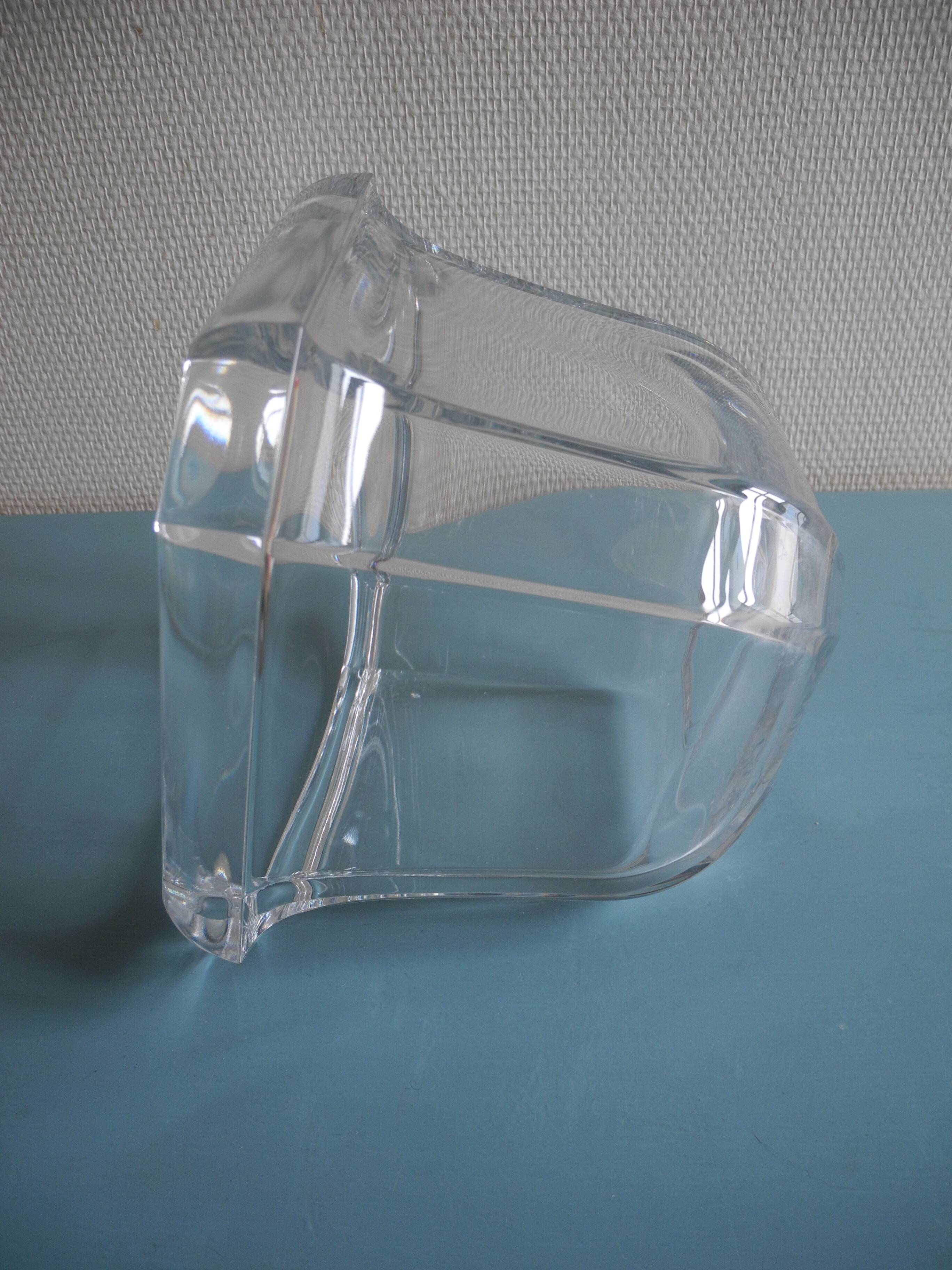 Antique vase cache pot vintage crystal decorative french crystal flower pot