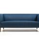 Canapé trois places par Frits Henningsen années 1930. État d'origine
