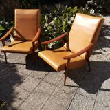 Pair of scandinavian armchairs