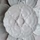 Six Bavarian porcelain oyster plates
