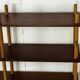 Mid-century modernist teak stick wall cabinet attributed to Willem Lutjens for Gouda Den Boer, 1950s