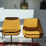 Pair of space age swivel chairs 70s