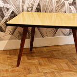 Formica coffee table, compass legs