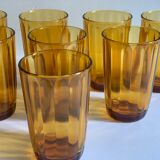 8 vintage glasses