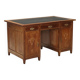 Bureau Liberty en acajou avec cuir et incrustations