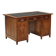 Bureau Liberty en acajou avec cuir et incrustations