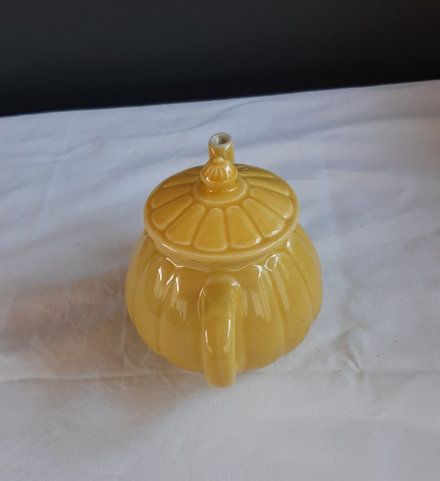 Yellow teapot