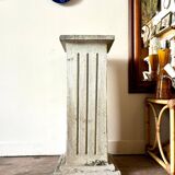 Gray concrete column