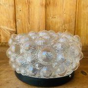 Vintage 1960s bubble glass ceiling light.