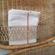 Suitcase round Wicker vintage