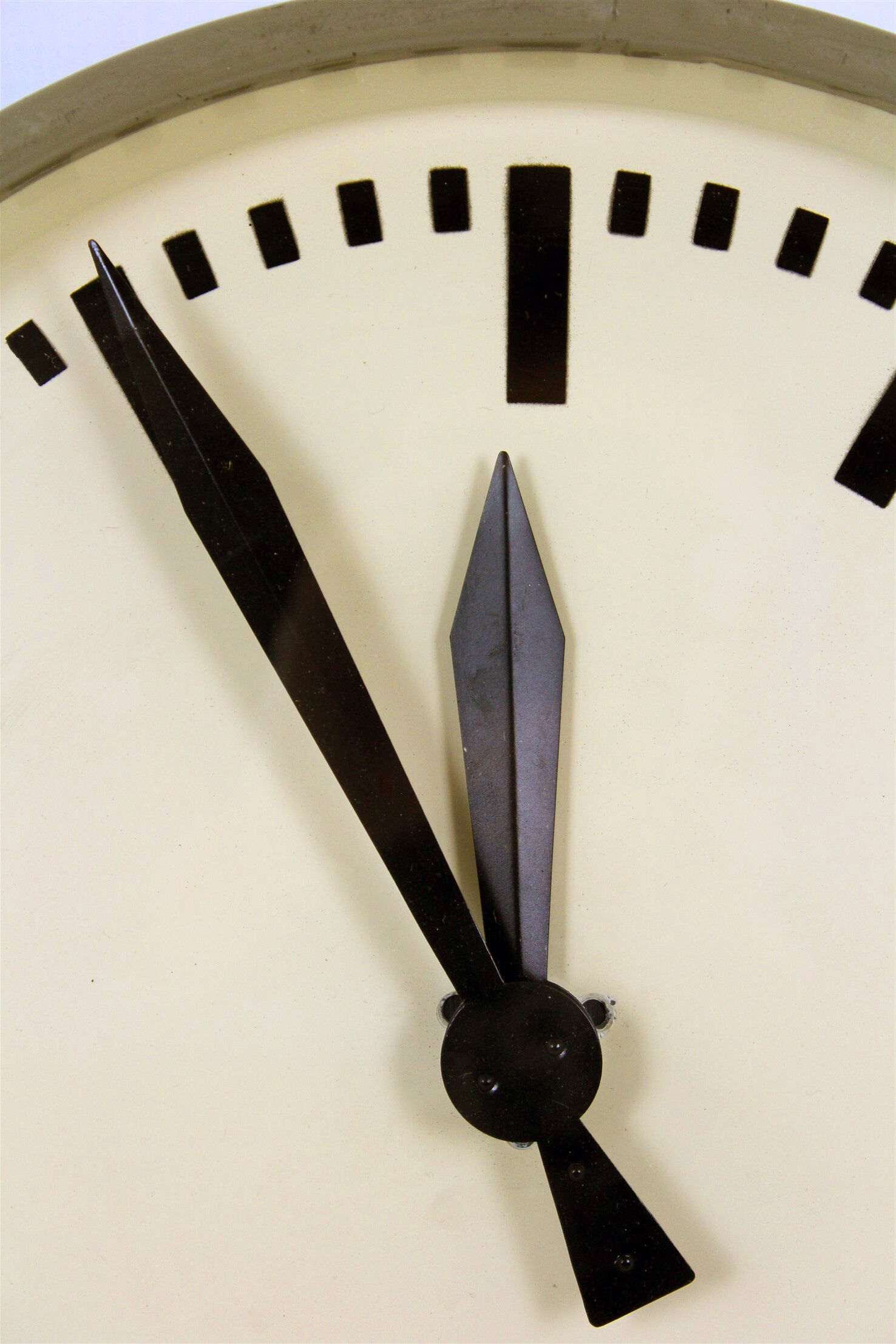 Industrial railway clock by Pragotron, 1960s