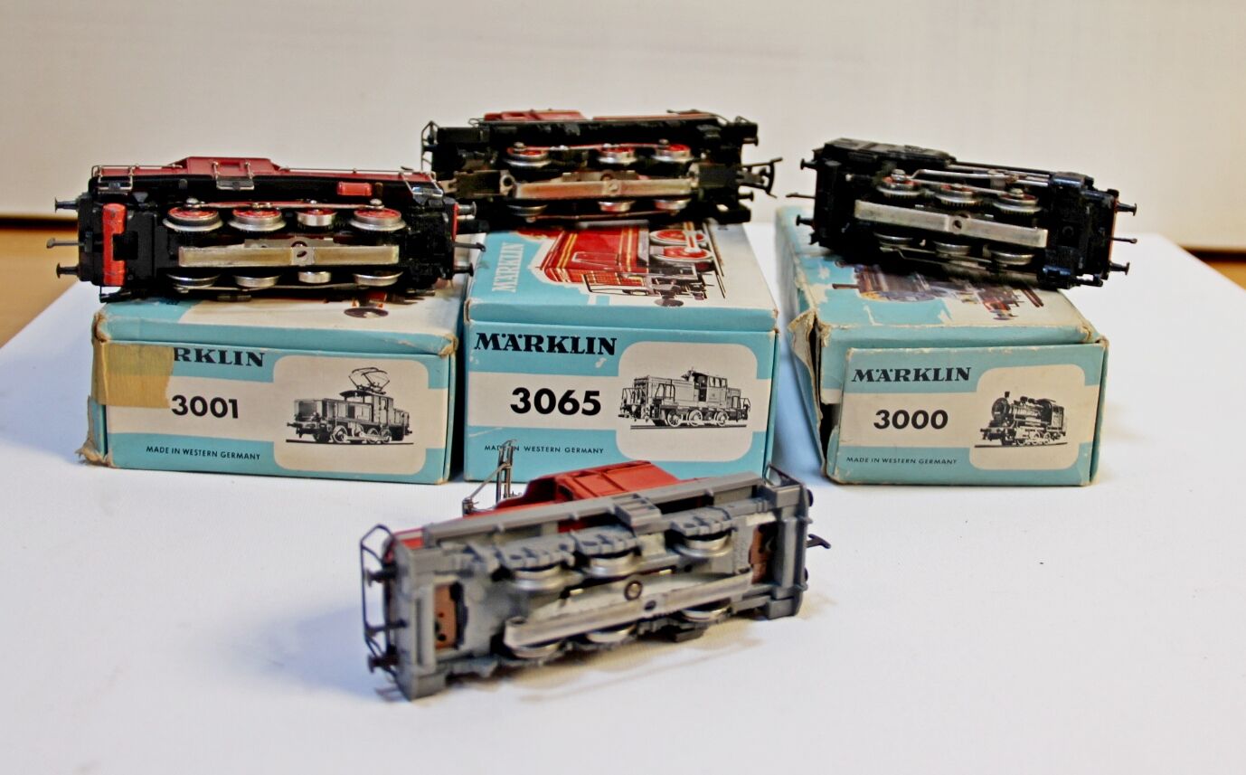 Lot de 4 locomotives marklin