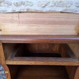 Oak bedside table