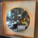 Grand miroir vintage rétro-éclairant