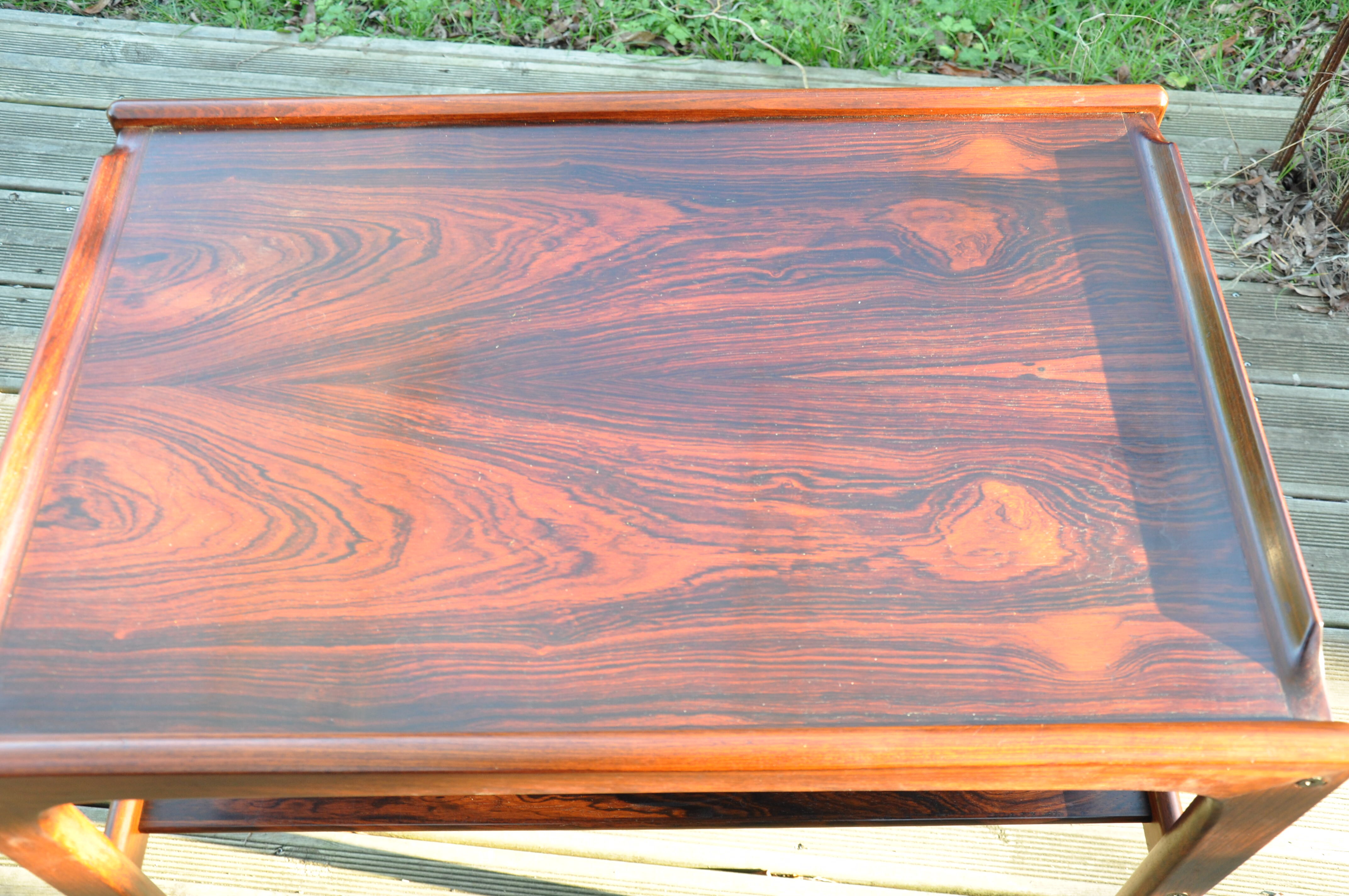 Scandinavian service, rosewood, 60s
