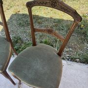 Paire de chaises style Louis 15