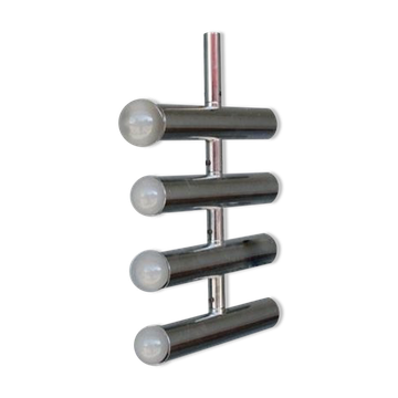 Chrome chandelier vintage 1970 swivel design