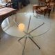 70's glass table