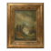 Signed Oil painting of a Landscape in Giltwood Frame, Belgium 1940s