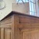 1950s oak office counter