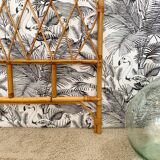 Rattan headboard
