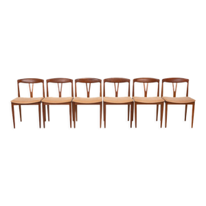 Ensemble de 6 chaises - tissu