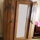 Old art deco solid oak cabinet