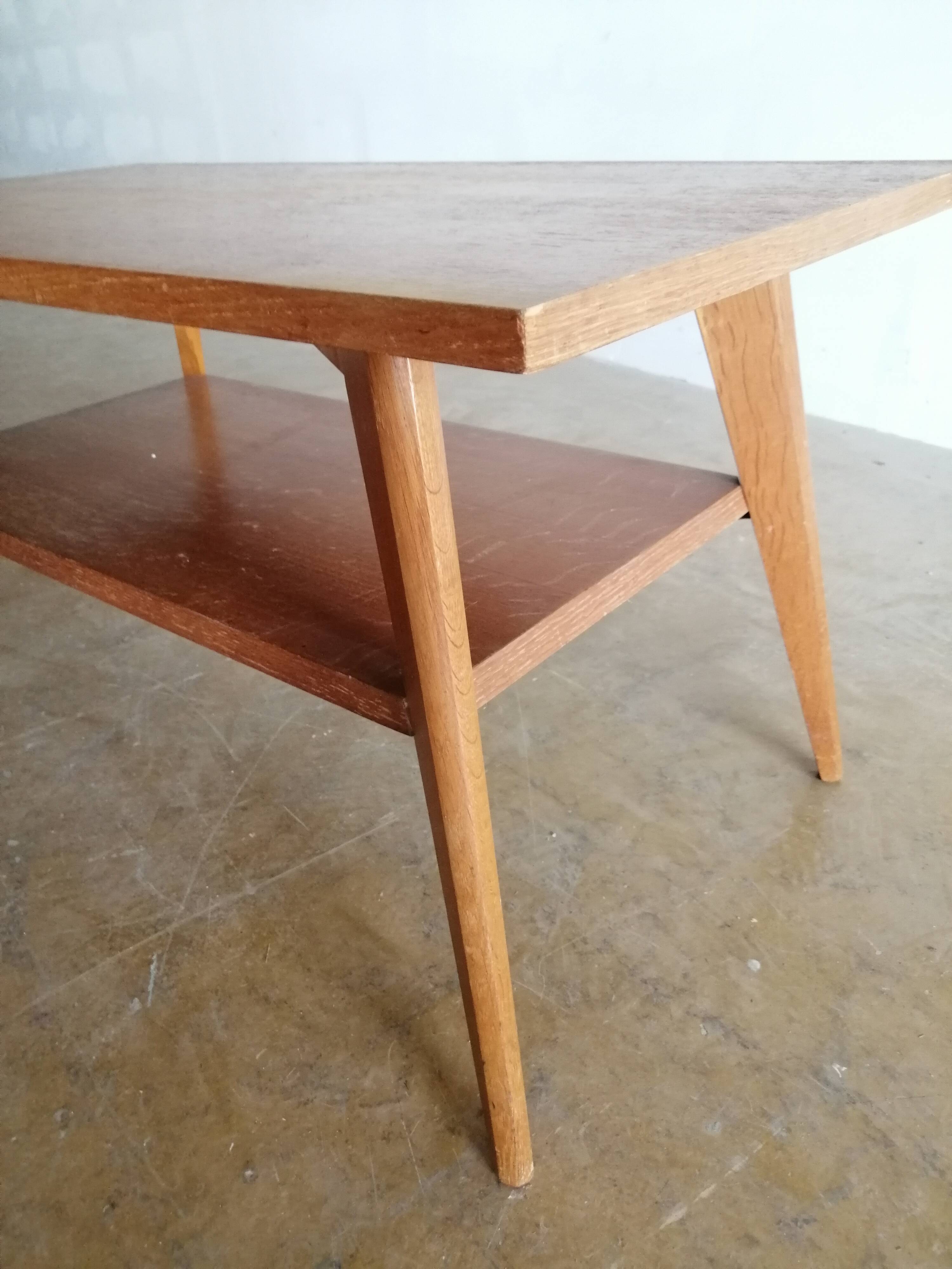 Vintage oak coffee table