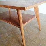 Table basse vintage en chêne