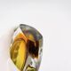 Murano Vase Flavio Poli Seguso Sommerso Green Amber Design 1950s