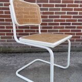 Set of 4 Cesca b32 model chairs in white