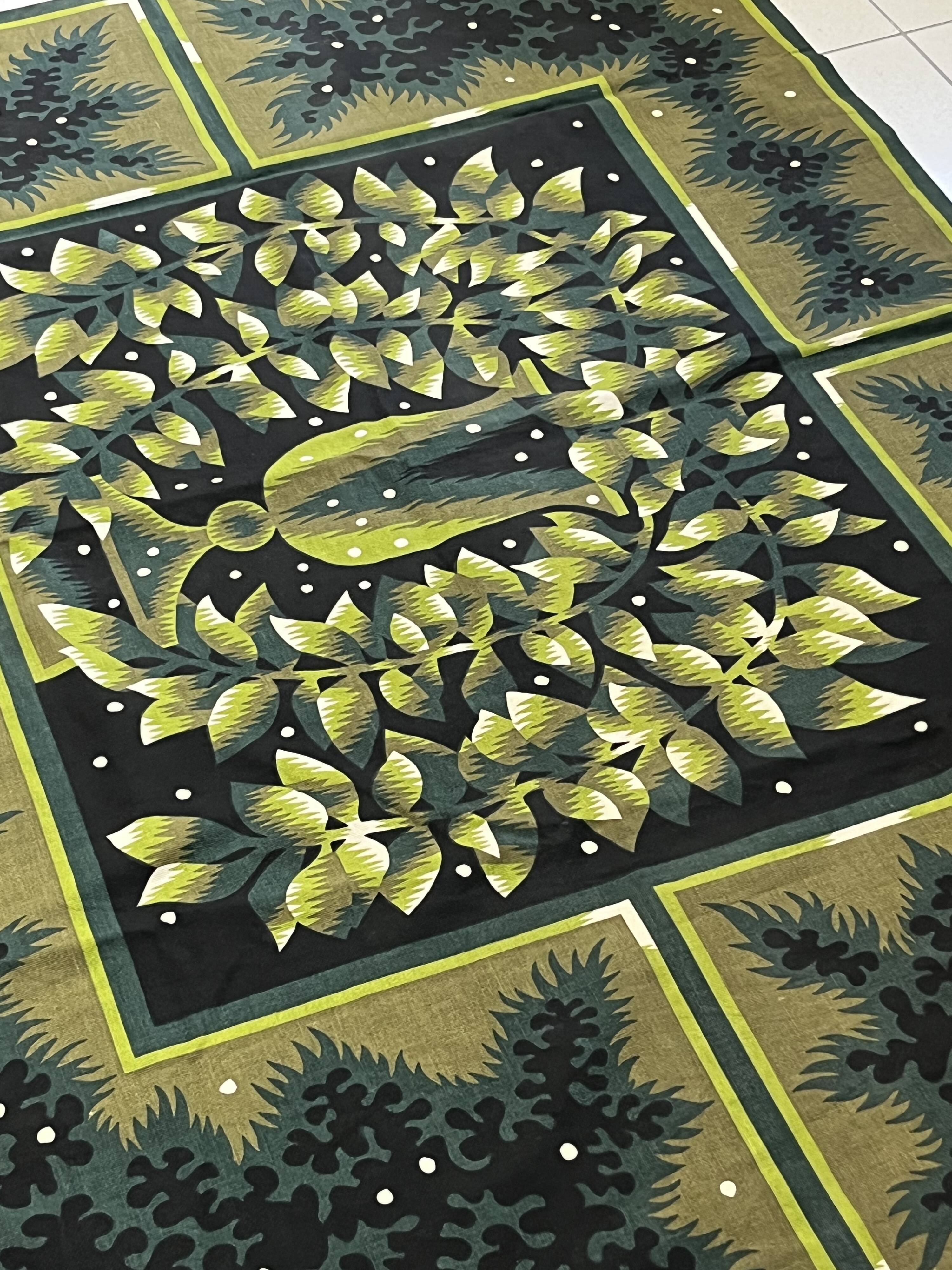 BRAUN ET CIE Tapestry - After Raymond HURTU - entitled "SQUARE"