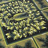 BRAUN ET CIE Tapestry - After Raymond HURTU - entitled "SQUARE"