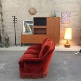 Jacques Coulon velvet sofa