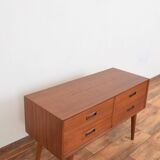 Mid-century danish teak chest of drawers, 1960s.