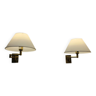 Pair of articulated wall lights from the 60s/70s.