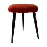 Vintage tripod stool red moumoute