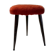 Vintage tripod stool red moumoute