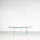 1980s Oval coffee table by Galotti & Radice from Italy
