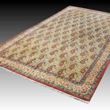 Large Oriental Rug Iran Ghoum, 4.07 x 2.45 M - Kurk Wool, Hand Knotted,