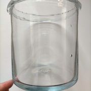 Blown glass jar