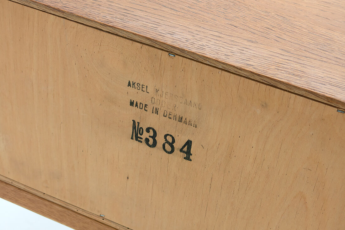 Danish Oak Console by Kai Kristiansen for Aksel Kjersgaard